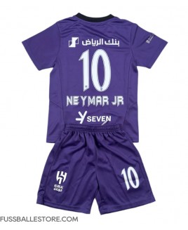 Günstige Al-Hilal Neymar Jr #10 3rd trikot Kinder 2024-25 Kurzarm (+ Kurze Hosen)